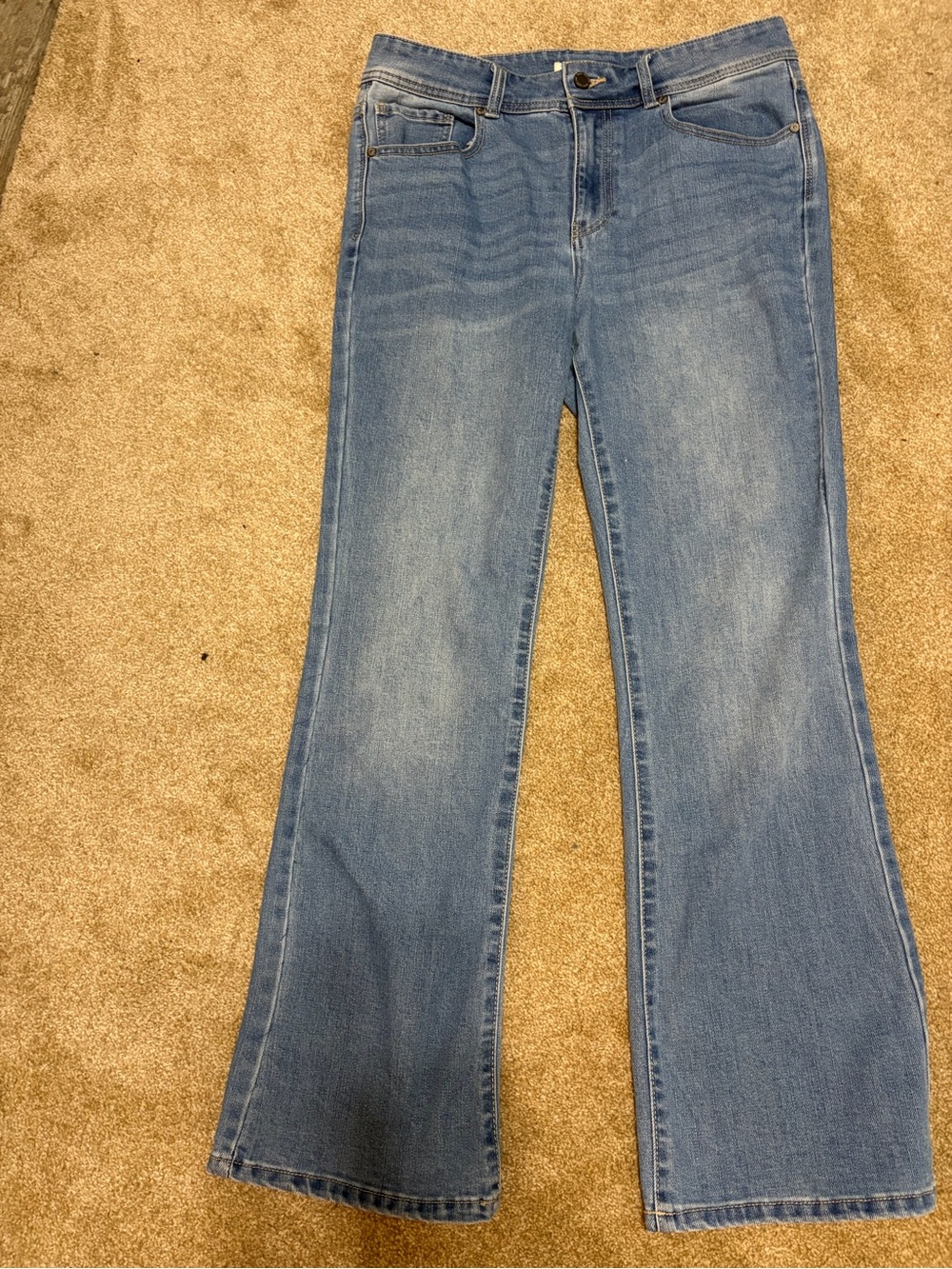 Oat New York Light Blue Flare Jeans